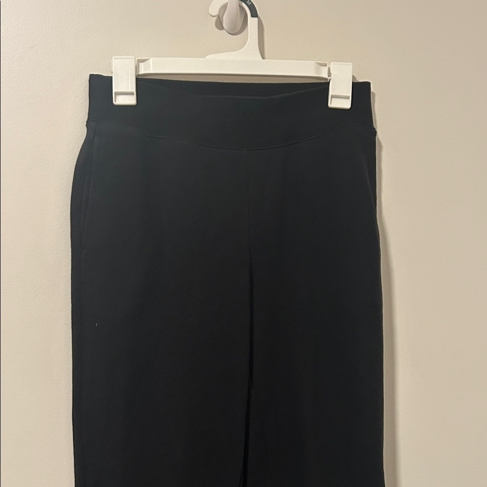 TNA by Aritzia Airy Fleece Cozy Comfy Black Jogger Sweatpants Size M Loungewear